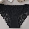 Ladies Summer Color Pure Cotton Lace Hollow Breathable Comfortable No Trace Briefs