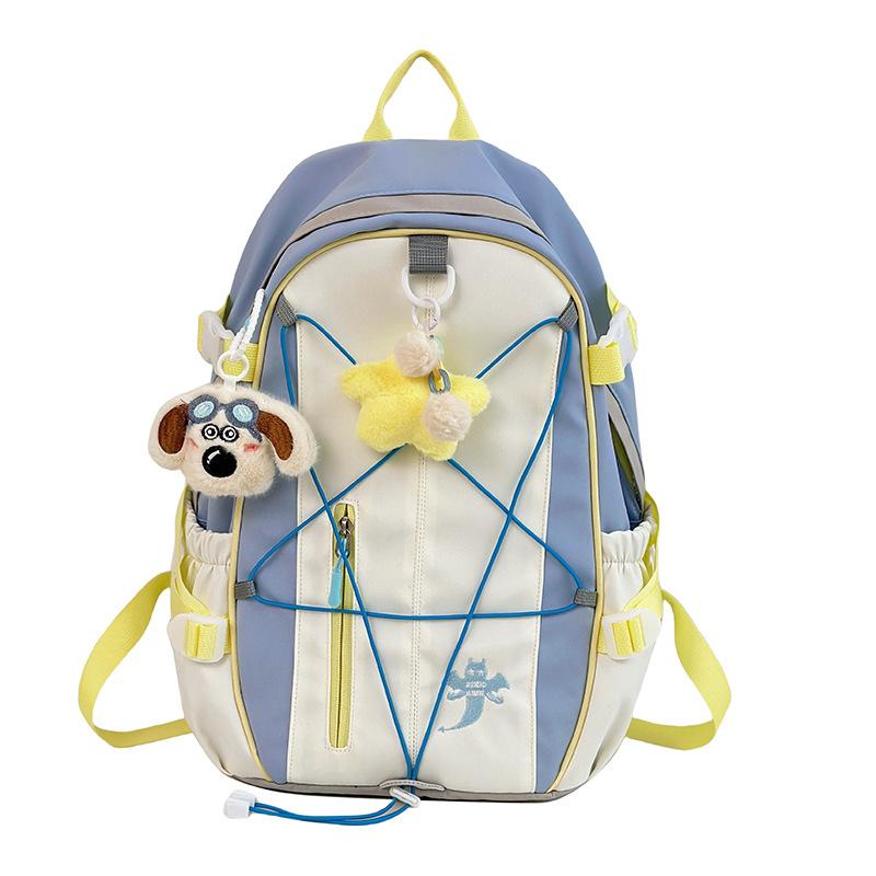 College Students, Middle School Students, Leisure Large-capacity Schoolbags, New Color Matching Backpacks, Travel Backpacks
