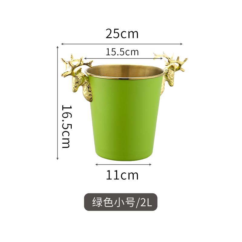 Stainless Steel Ice Bucket, Beer Cooler, Wine Utensils, Champagne Basin, Bar Accessories, Home Gathering Restaurant Decoration