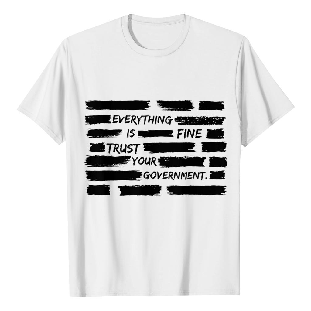 USA Anniversary Men's Casual Letter Print Short-Sleeve T-Shirt