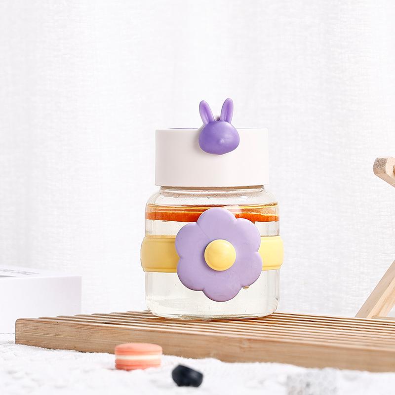 

Handheld New Chubby Cup 300ml Glass, Portable Coffee Milk Cup, Office Gift Cup 300ml