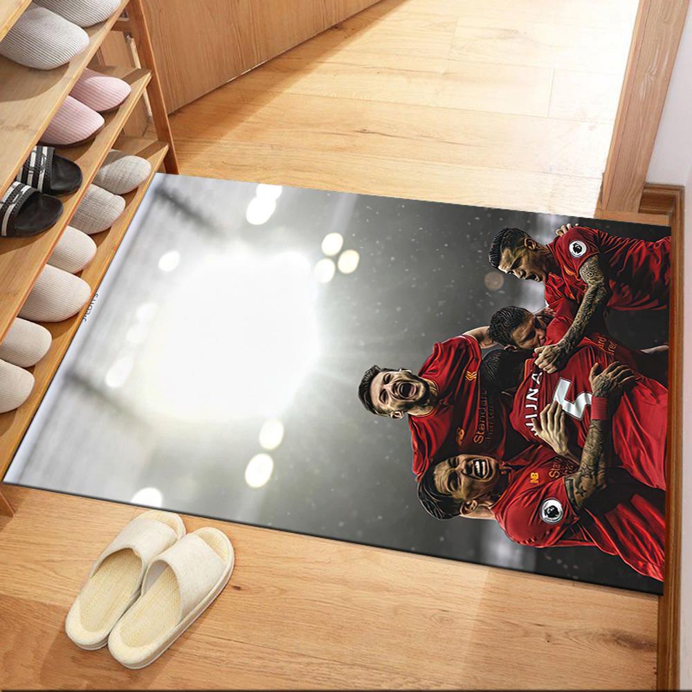 Liverpool Football Club Floor Rug Office Rug Suitable For Hallway Outdoor Playrooms Decorate Room Antislip Carpet Anime Office Decor Wedding Party Gif