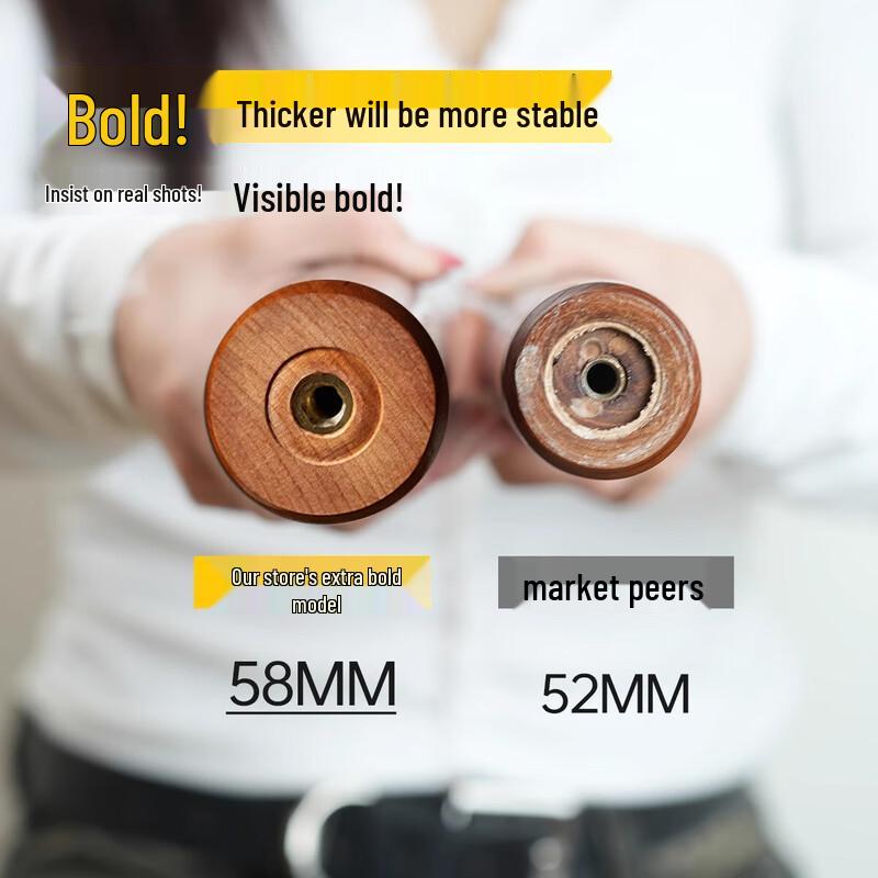 Freistehender Kleiderständer aus Massivholz