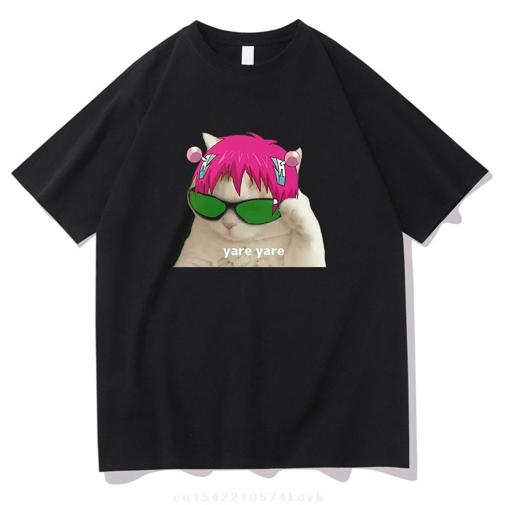 

Hot Anime Saiki K T-shirt Summer T Shirts Graphic Sudaderas Kusuo Men/women Hip Hop Sweatshirts High Quality Cotton Tee Shirt... S разноцветный