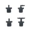 30pcs Drip Irrigation 1/2 Inch Male To 1/4 Barb Connector Elbow 6mm Sprinkler 2-Way Barbed Connectors For 4/7 Hose 5PCS