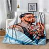 Anuel AA Rapper Hip Hop Singer Blanket Sofa Office Hiking Picnic Super Soft Quilt Fashion Flannel Throws Blanket birthday Gift
