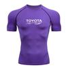 Toyota GR Gazoo Racing Team Summer Tight Fitness T-Shirt Men's Women's Fashion Sports Cycling Top for Active Wear