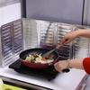 MultiFunctional Splash Cover for Kitchen and Outdoor Use Heat Resistant Aluminum Foil Three Sided Structure Panel