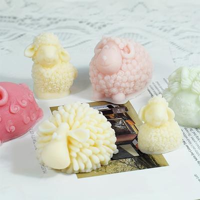 Silikon Cartoon Waschbar Mehrere Stile DIY Aromatherapie Langlebige Seifenkerzenform Haushaltswaren Geschenke Kreatives Zubehör
