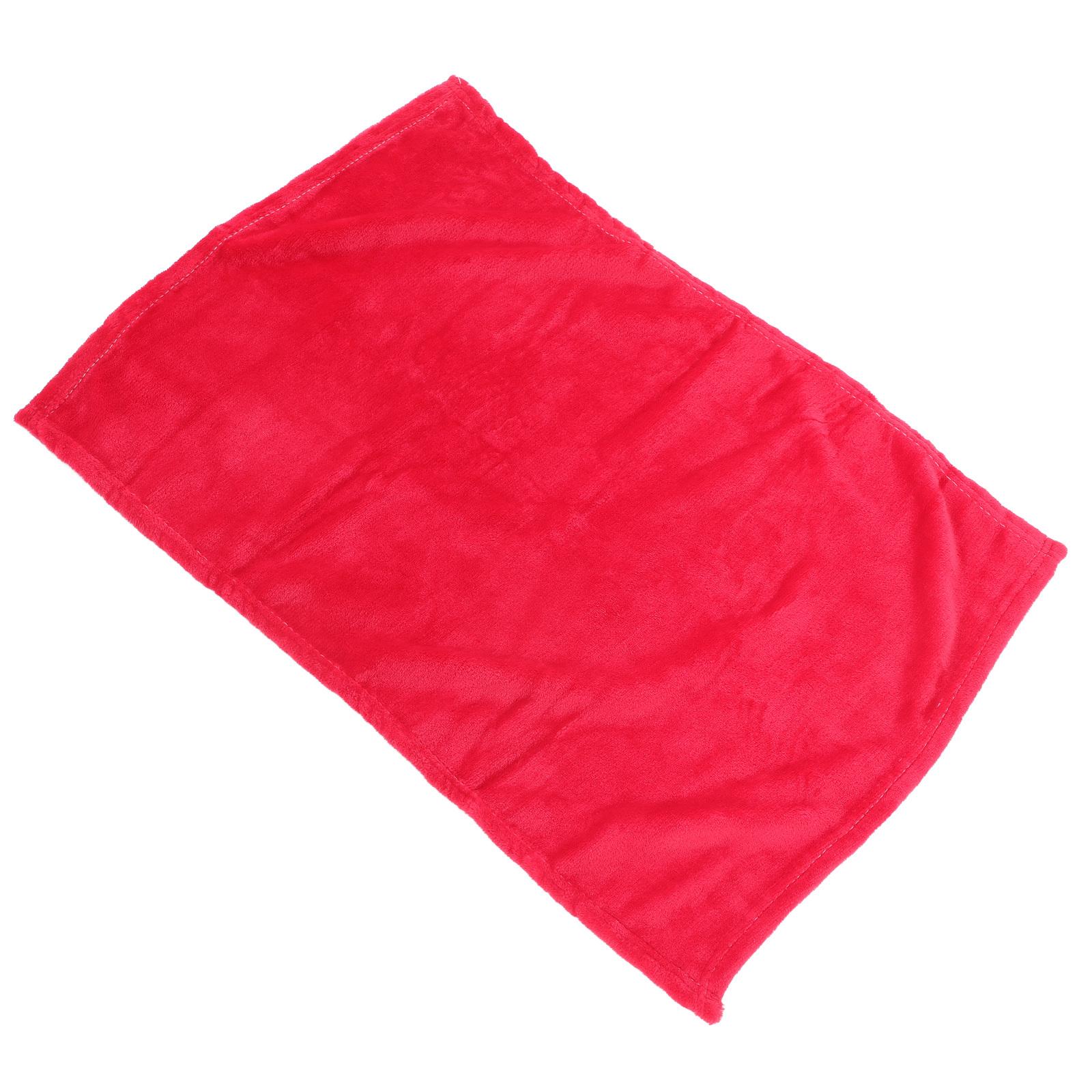 

Color Pet Blanket Premium Fleece Warm Flannel Fleece Pet Blanket Bedding For Small Pets Light Gift Bright Red 70X50X0.3CM