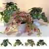 Multicolor Green Vines Potted Green Leaves Desktop Ornament Simulation Plant Potted  Windowsill