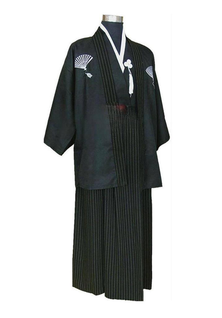 Kimono Anime Samurai da Uomo: Costume Giapponese Tradizionale per Spettacolo