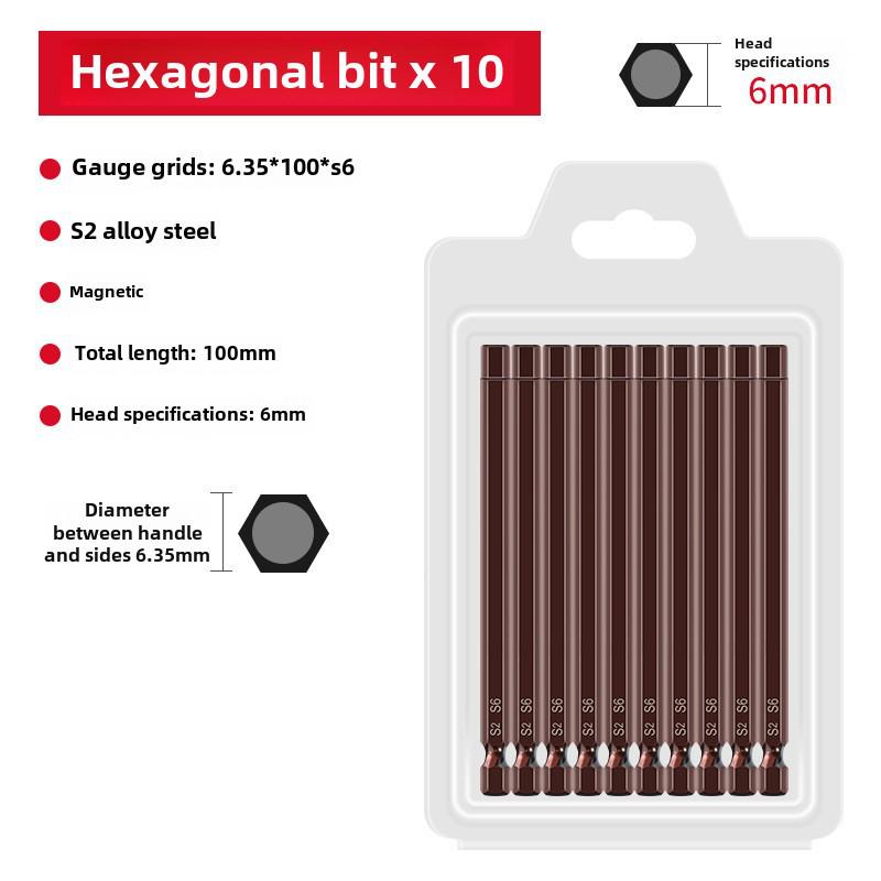 Sada elektrických šroubovacích bitů Qingwei S2 Strong s magnetickou šestihrannou rukojetí