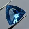 Natural Blue Sapphire Loose Gemstone 9.65 Ct Earring Trillion Cut September Birthday Birthstone