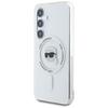 Case Karl Lagerfeld Button Karl Head     Printed Logo Magsafe For Samsung Galaxy S25 White
