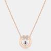 METROCITY JEWELRY April Birthstone M Basic Sterling Silver Rose Necklace A233SN9154RPH