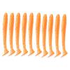 10/30/50Pcs Fishing Lures Soft Baits with T-Tail Vibrant Color Tear-Resistant Reusable Flexible Soft Artificial Lures Fake Baits