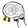 Magura MT5e E-Brake 4-Piston Hydraulic Disc Brake Set with 180mm & 203mm Rotors (F+R), MG2600