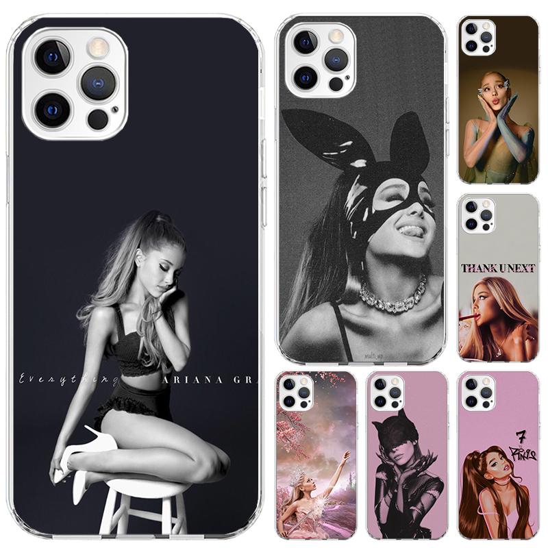 A-Ariana G-Grande Phone Case for Iphone 17 Air 16 15 Plus 14 13 Mini 12 11 Pro Max 16E 7 8 SE 2020 Soft Funda Print Shell 17 Air