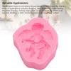 Fondant Chocolate Model Angel Shaped Soft Elastic Silicone Chocolate Candy Decorating Model for Baking Cake Making