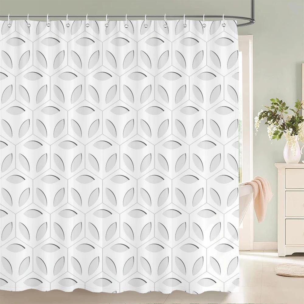 High Quality Washable Bathroom Curtains 3D Printing Shower Curtain Polyester Bath Screens Home Decoration