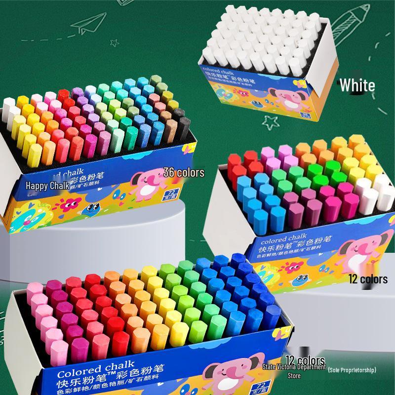 Vibrant Chalkboard Art Chalk: Micro-Dust for Kids, Teachers, & Home Use