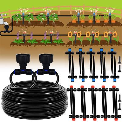 Quick-Connect DIY Drip Irrigation Kit, Automatic Garden Watering System for Greenhouse Plants for Greenhouse Plant Watering