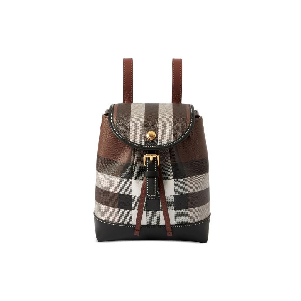 Burberry Adjustable Strap Mini Backpack Women Backpacks Brown Multicolor 80681021