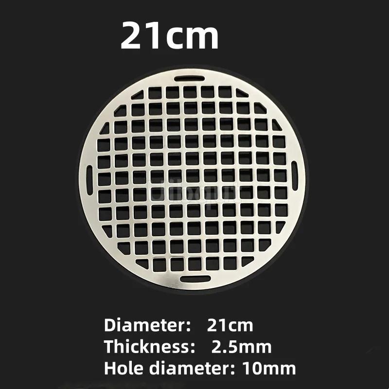 15 To 60cm Smooth Barbecue Round Cooling Baking Rack 304 Stainless Steel Wire Oven Grill  Sheet Circular BBQ Net Baking Grill