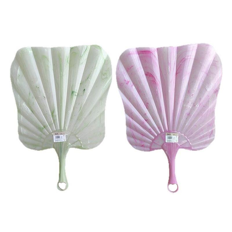 Summer Plastic Portable Fan  Chinese Hand Cranked Fan Cool Breeze Performance Dance Party Pography Props Fan