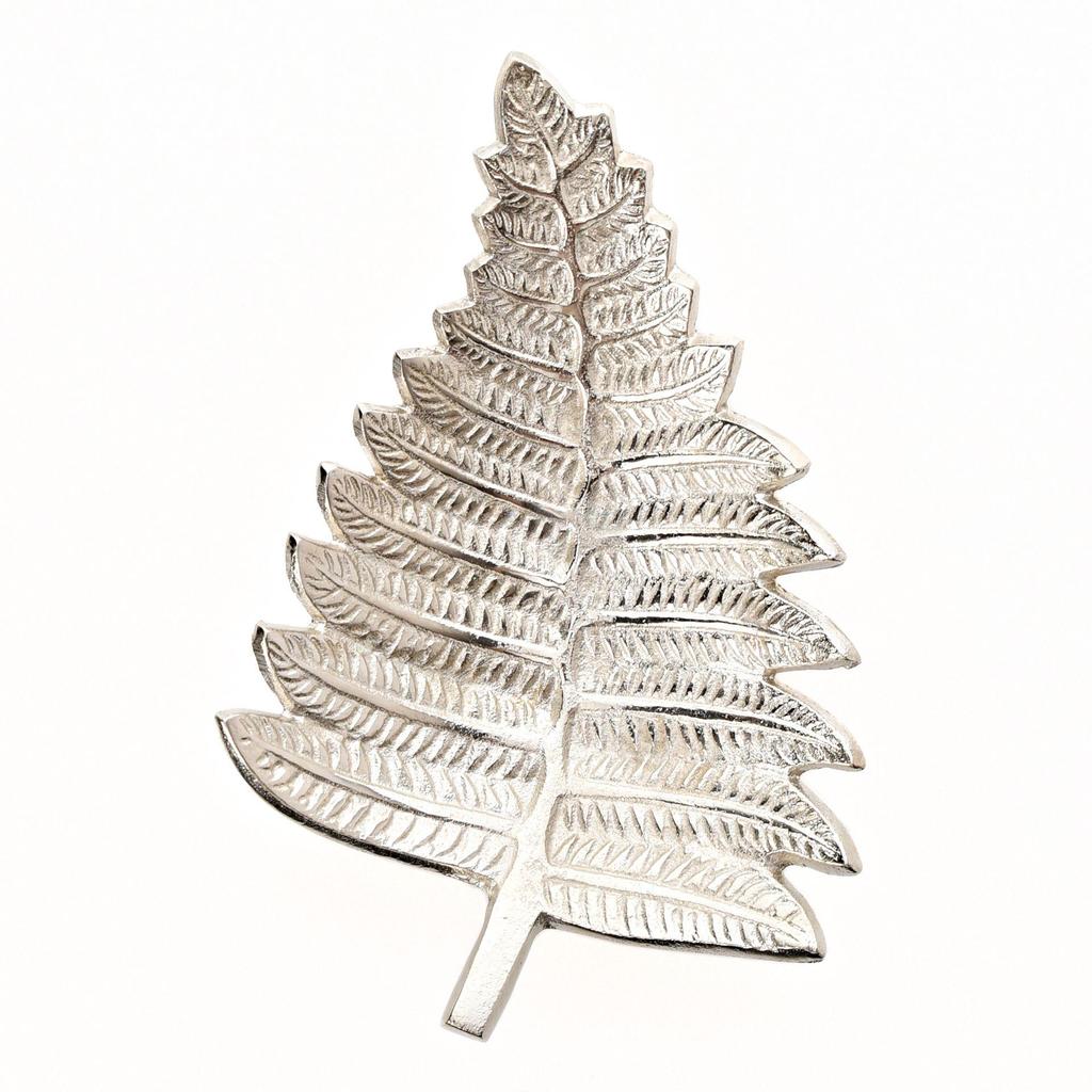 Hestia Large Metal Leaf Dish 45cm *(10/8)*