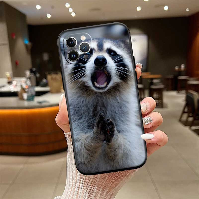 UP4 Animal Raccoon Fox New High-End Shell Phone Case for Xiaomi Poco C40 C50 C51 C55 C65 C71 C75 F3 F5 F6 F7 M2 M3 Pro Ultra