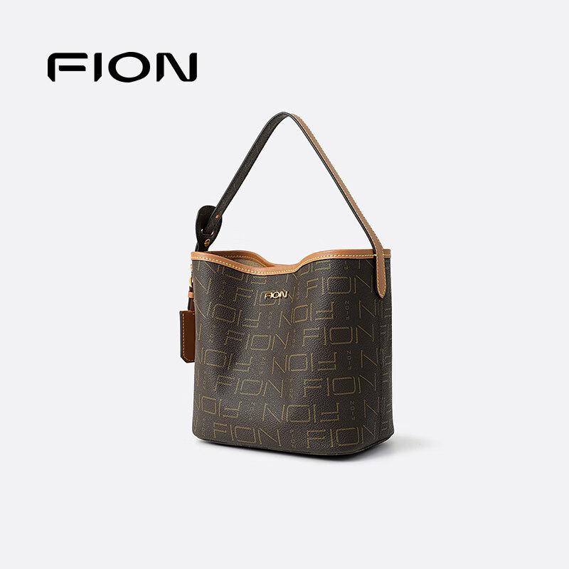 FION Bear Collection Fashion Bucket Shoulder Bag