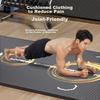 Li-Ning Yoga Mat for Men, Thick Non-Slip Fitness Mat, Shock-Absorbing Silent Large Wide Home Exercise Mat