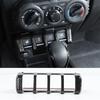 ABS Carbon Inner Window Lift Switch Panel Cover Trim For 2019-2022 Suzuki Jimny