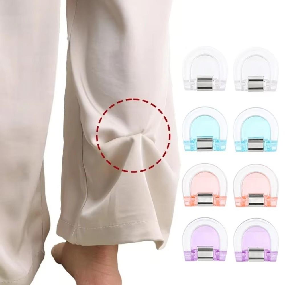 4PCS Non-slip Leg Shortening Clip Multi-functional Page Support Clips  for Shortening Trouser Legs