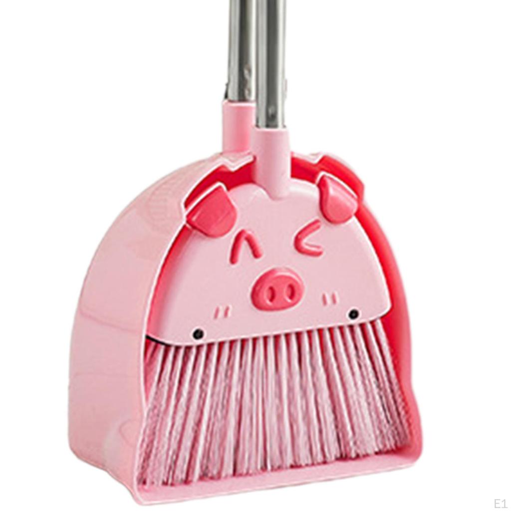 Children's Broom Dustpan Set, Cleaning Funny Little Household Helper