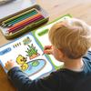 10 Book Set, Children'S Coloring Book To Enhance Cognitive Thinking, Including 10 Cartoon Themes For Boys And Girls