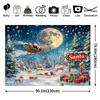 1Pcs Winter Wonderland Christmas Party Decoration Background Winter Backdrop For Photo Studio Photo Booth Party