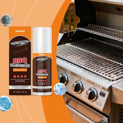 BBQ Grill Cleaner | Heavy-Duty Degreaser for Outdoor & Indoor Ovens, Griddles & Pans | Dissolves Burn-On Grease & Stains