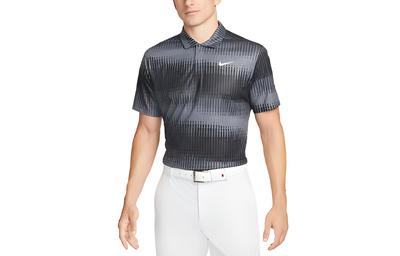 Nike Poloshirts Herren Schwarz Polokragen Moderate Gerade Passform DN2237-068