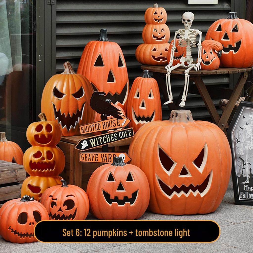 Halloween Large Pumpkin Lantern: Festive Decor for Doorways, Bars, and Shops