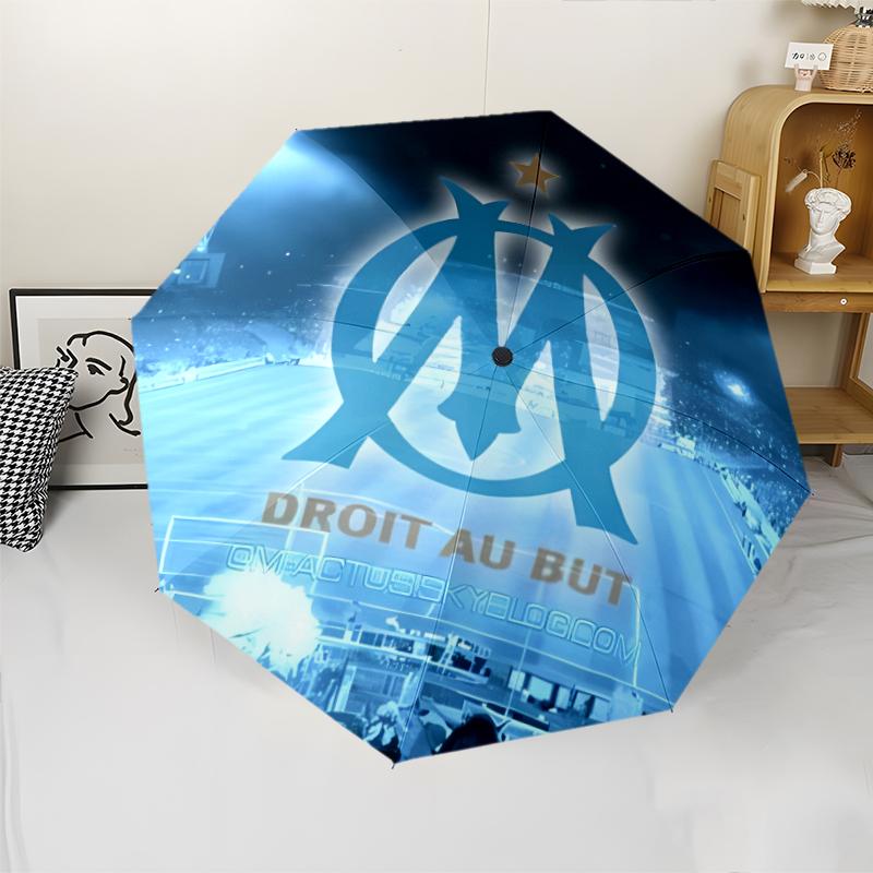 Marseille Print Automatic Umbrella, 8 Rib Iron Frame, Plastic Handle, Suitable for Outdoor Travel &Daily , Ideal Gift