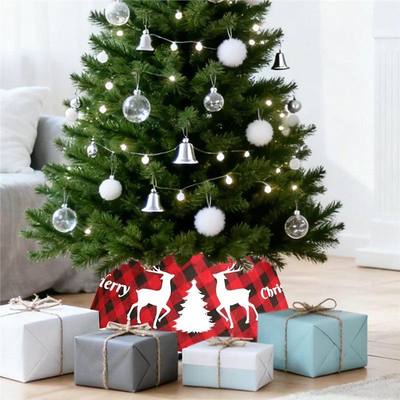 Christmas Tree Collar For Home, For Apartment, For Living Room, Study, Family Holiday Decor Artificial