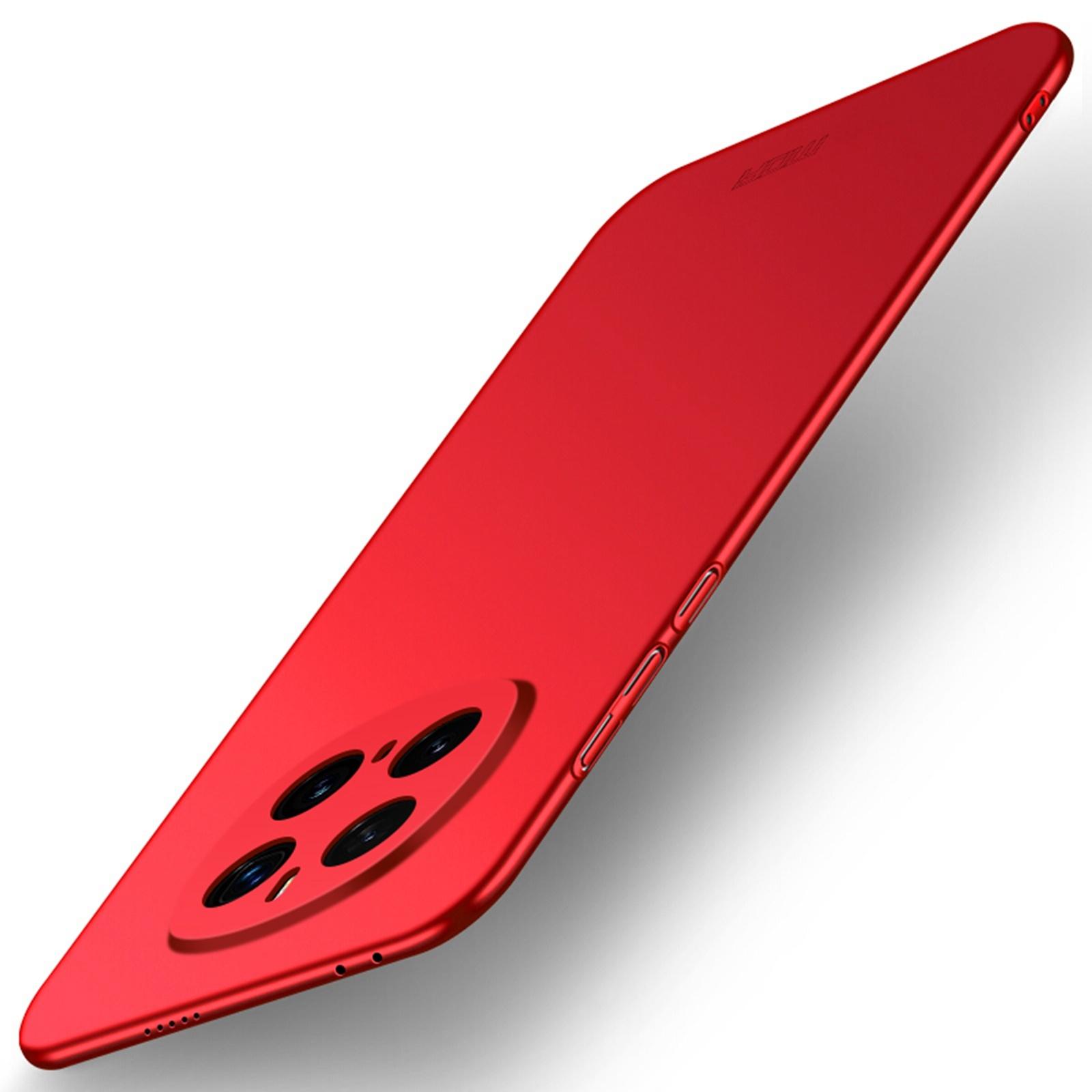 

For Honor Magic7 Pro 5G Phone Case MOFI Shield Matte Series Ultra Slim PC Protective Cover Red