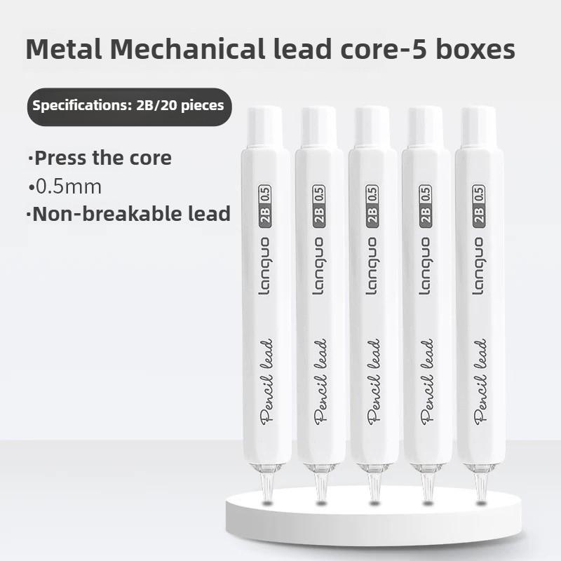 Low Gravity Mechanical Pencil Set 0.3 0.5 0.7 mm Metal Art Drawing Painting Automatic Pencil Stationery Office School Supplies