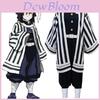 Kimetsu Slayer Demon No Yaiba Cosplay Iguro Obanai Halloween Volwassen Kostuum Pak