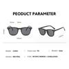 2346 Nouveau Set Rétro de Lunettes de Soleil Homme Carrées Magnétiques à Clip Lunettes de Soleil Monture TR Miding Prescription -0.5 -1.0 -2 à -6