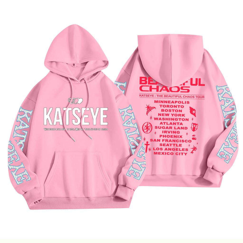 Unisex Fashion Lightweight Long Sleeve Pullover With Pockets Printed Hoodie