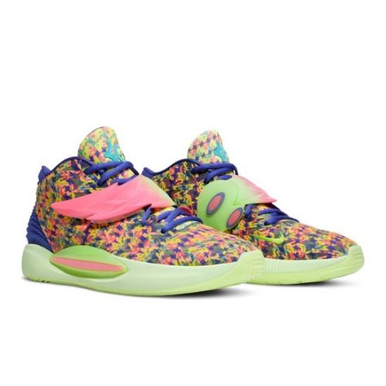 

Nike KD 14 Ron English 1 DO6903-400 EU 41 рожевий/бірюзовий колір синій